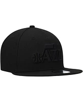 New Era Men's Utah Jazz Black On Black 9FIFTY Snapback Hat