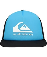 Quiksilver Men's Blue/Black Foamslayer Trucker Snapback Hat