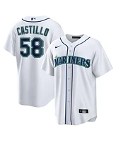 Nike Men's Luis Castillo White Seattle Mariners Home Replica Jersey