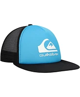 Quiksilver Men's Blue/Black Foamslayer Trucker Snapback Hat