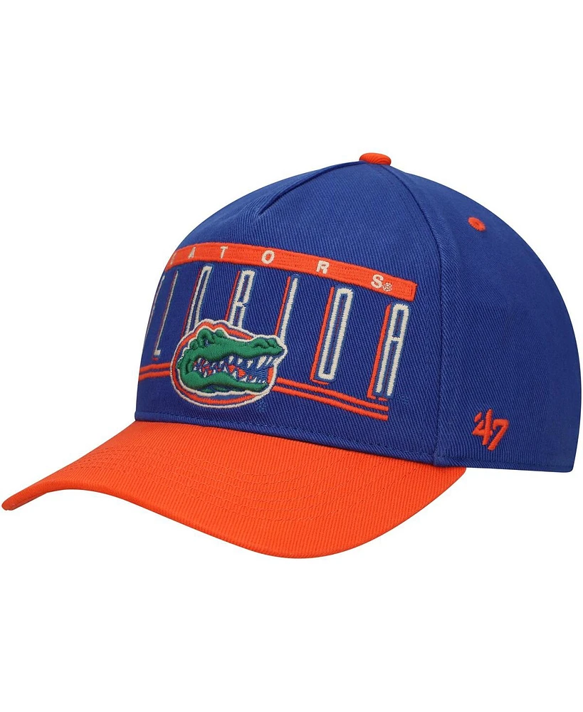 '47 Brand Men's Royal Florida Gators Double Header Hitch Adjustable Hat