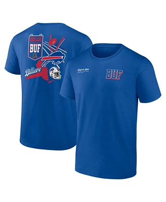 Fanatics Men's Royal Buffalo Bills Split Zone T-Shirt