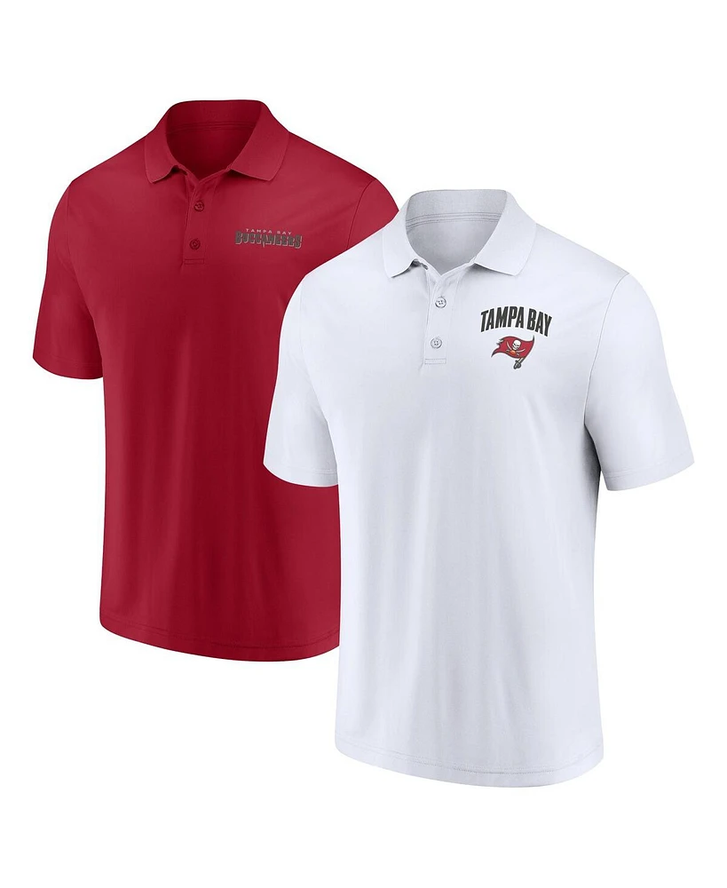 Fanatics Men's Tampa Bay Buccaneers Lockup Two-Pack Polo Set