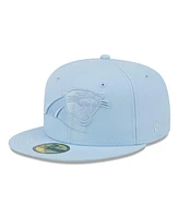 New Era Men's Light Blue Carolina Panthers Color Pack 59FIFTY Fitted Hat