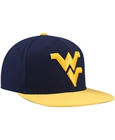 Mitchell & Ness Men's Navy/Gold West Virginia Mountaineers 2-Tone 2.0 Snapback Hat