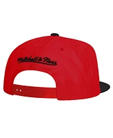 Mitchell & Ness Men's Red/Black Maryland Terrapins 2-Tone 2.0 Snapback Hat