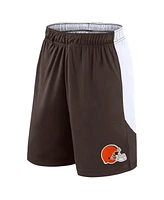 Fanatics Men's Brown/White Cleveland Browns Go Hard Shorts