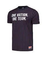 5th & Ocean Navy Usmnt Throwback Pinstripe T-Shirt