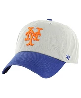 '47 Brand Men's Gray/Royal New York Mets Sure Shot Classic Franchise Fitted Hat