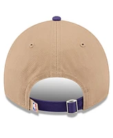 New Era Men's Tan/Purple Phoenix Suns 2024 Nba Draft 9TWENTY Adjustable Hat