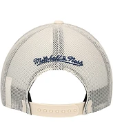 Mitchell & Ness Men's Cream New Orleans Pelicans Trucker Adjustable Hat