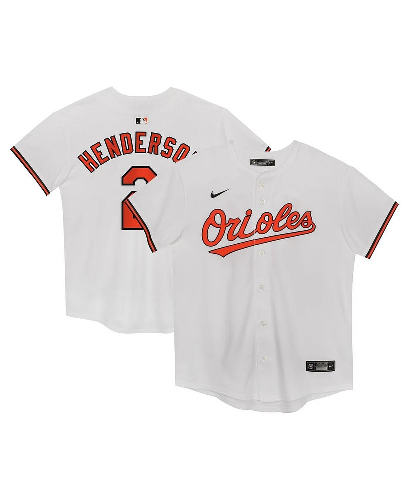 Nike Preschool Gunnar Henderson White Baltimore Orioles Home Game Jersey