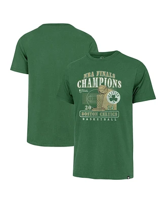 '47 Brand Men's Kelly Green Boston Celtics 2024 Nba Finals Champions Big Tall Courtside Franklin T-Shirt