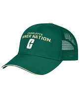 Colosseum Men's Green Charlotte 49ers Wyatt Primary Team Trucker Adjustable Hat