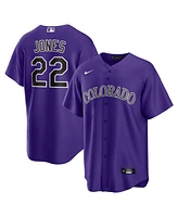 Nike Men's Nolan Jones Purple Colorado Rockies Alternate Replica Jersey