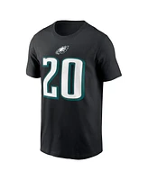 Nike Men's Brian Dawkins Black Philadelphia Eagles Retired Player Name Number T-Shirt