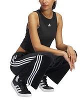 adidas Women's Y2K Glam Velour Wide-Leg Pants