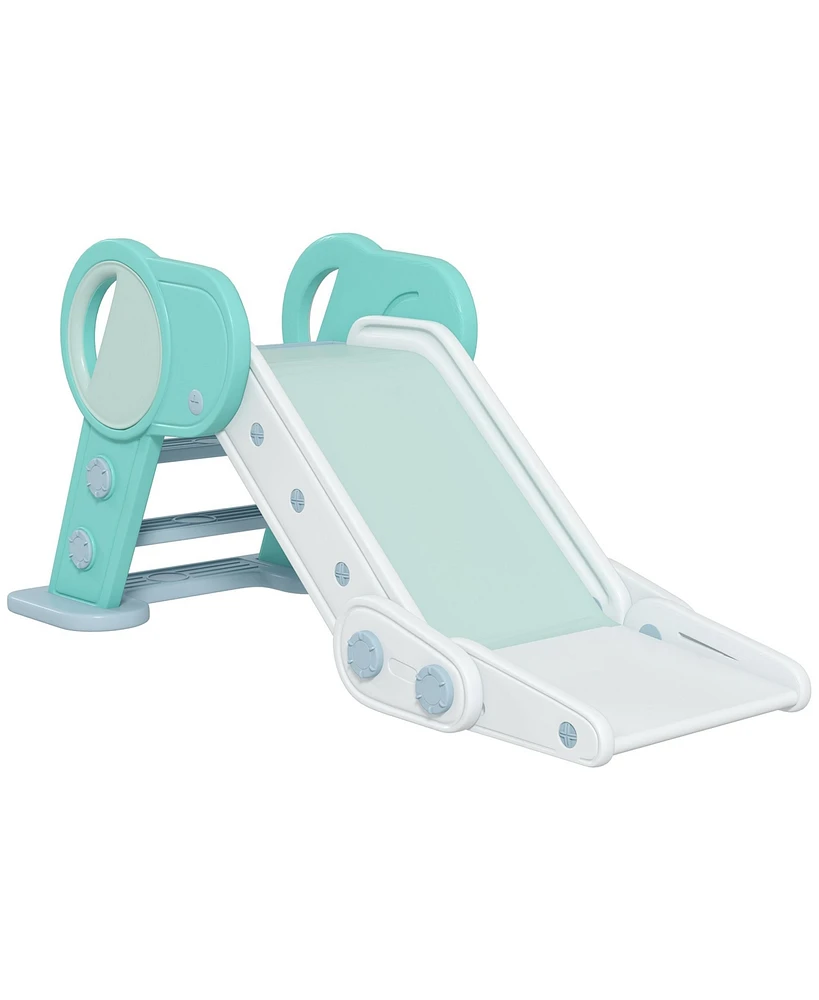 Qaba Toddler Slide, Indoor Foldable Slide 1.5-3 Years Old