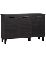 Homcom Modern Kitchen Sideboard, Bar Cabinet Buffet Cabinet with Adjustable Shelf