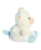 Aurora Mini Skyla Blueberry Cow Palm Pals Adorable Plush Toy Blue 4.5"