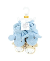 Hudson Baby Boys Cozy Fleece Booties, Months