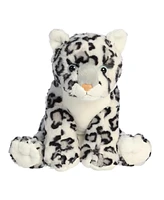 Aurora Medium Snow Leopard Destination Nation Adventurous Plush Toy White 12"