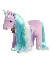 Aurora Medium Mane Event Twilight Unicorn Breyer Exquisite Plush Toy Purple 12"