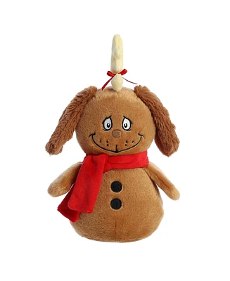 Aurora Small Max Snowman Dr. Seuss Whimsical Plush Toy Brown 8"