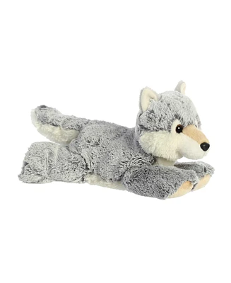 Aurora Medium Winter Wolf Flopsie Adorable Plush Toy Gray 12"