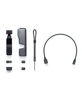 Dji Pocket 2 Gimbal with Mini Camera with 128GB U3 A2 MicroSD Memory Card bundle