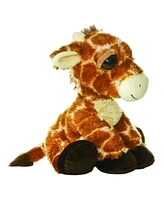 Aurora Medium Gallop Giraffe Dreamy Eyes Enchanting Plush Toy Brown 10"