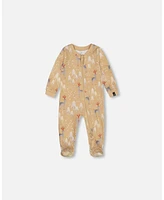 Deux par Baby Unisex Organic Cotton One Piece Family Christmas Pajama