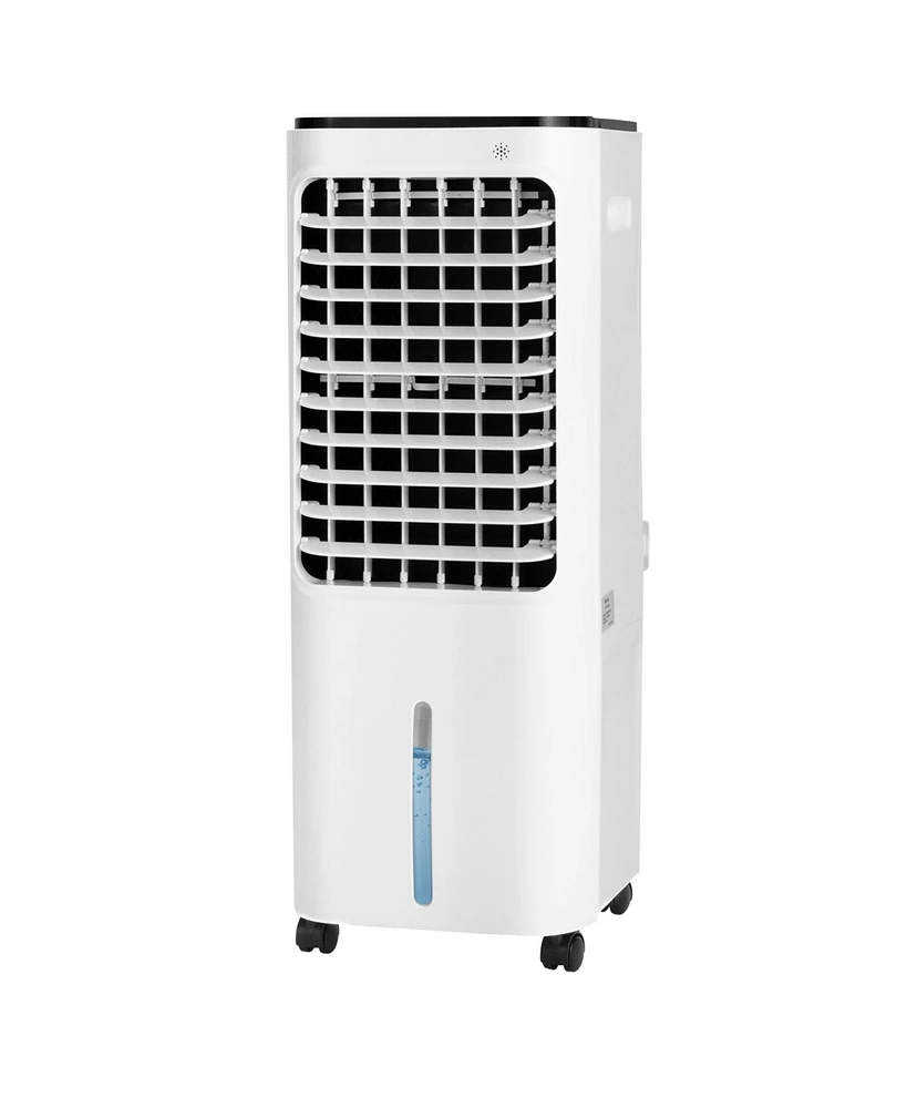 Slickblue 4-in-1 Evaporative Air Cooler with 12L Water Tank and 4 Ice Boxes-White