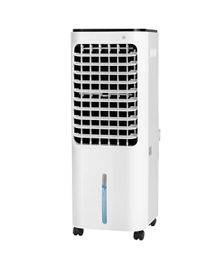 Slickblue 4-in-1 Evaporative Air Cooler with 12L Water Tank and 4 Ice Boxes-White