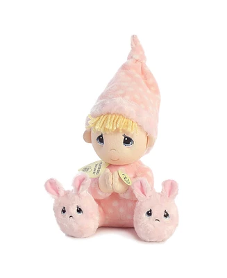 Aurora Small Spanish Prayer Girl Precious Moments Inspirational Plush Toy Pink 8"