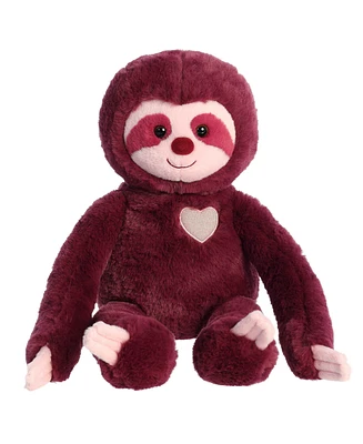 Aurora Large Sweety Sloth Valentine Heartwarming Plush Toy Amethyst 20.5"