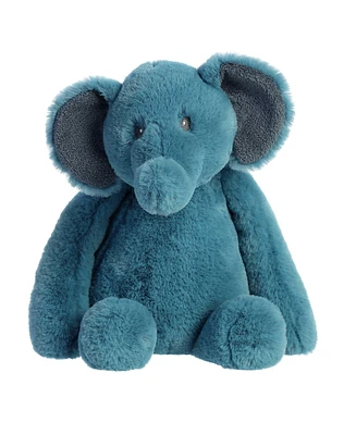 ebba Large Elephant Hugeez Adorable Baby Plush Toy Blue 13"