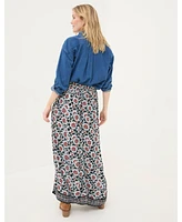 FatFace Women's Arabella Wild Floral Midi Skirt