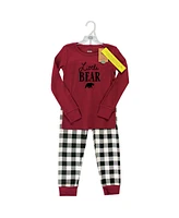 Touched by Nature Little Boys Unisex Holiday Pajamas Bear