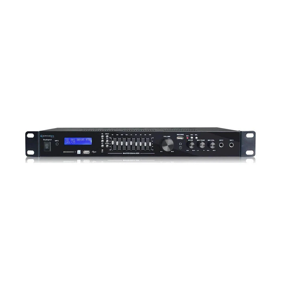 Technical Pro Pro Rack Mountable Usb/Sd Recording Studio Deck and Receiver