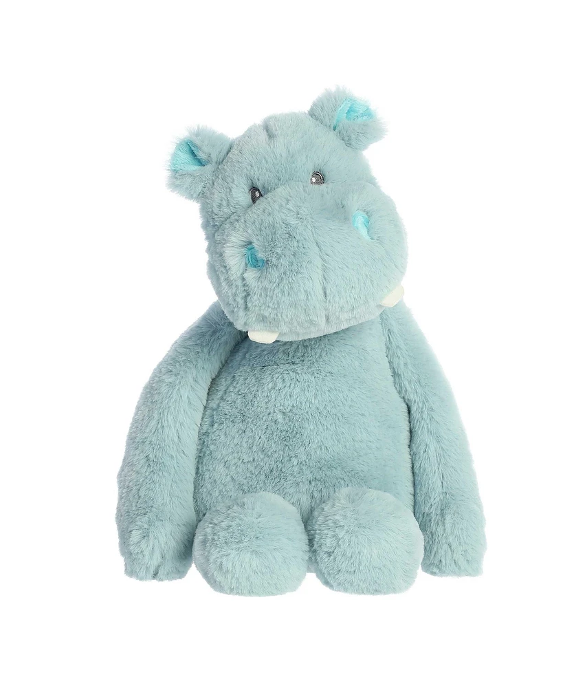 ebba Large Hippo Hugeez Adorable Baby Plush Toy Blue 15"