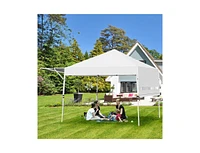 Slickblue 17 Feet x 10 Feet Foldable Pop Up Canopy with Adjustable Instant Sun Shelter