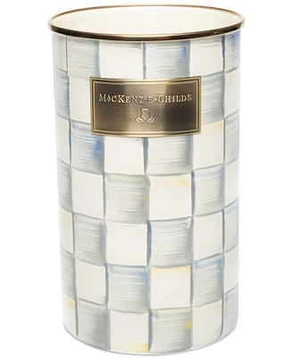 Mackenzie-Childs Sterling Check Utensil Holder