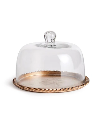 Braiden Tray With Cloche Small