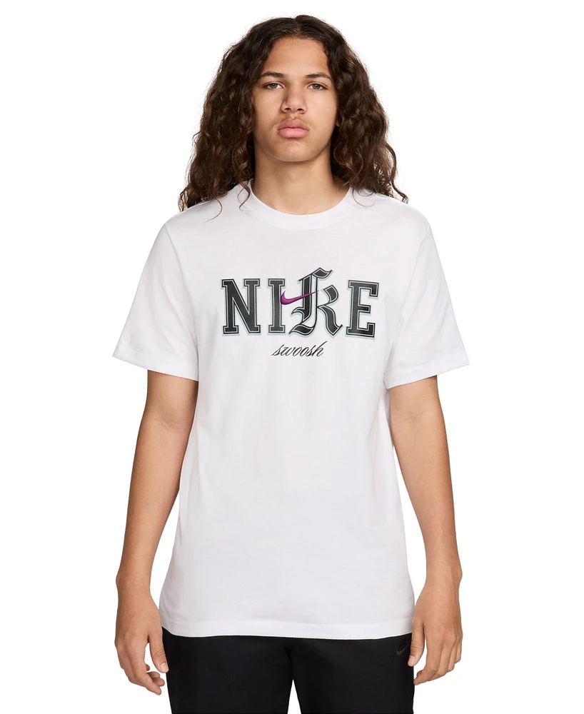 Nike Men's Relaxed Fit Short Sleeve Logo Graphic T-Shirt