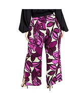 City Chic Women's Fiesta Print Pant