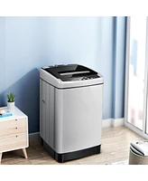 Gymax Compact Full-automatic Washing Machine Laundry Washer w/ 11 lbs Capacity Grey