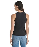 Dkny Jeans Women's Cutaway Crewneck Tank