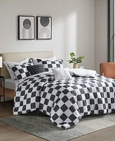 Intelligent Design Miley Checkered 5-Pc. Comforter Set, Full/Queen