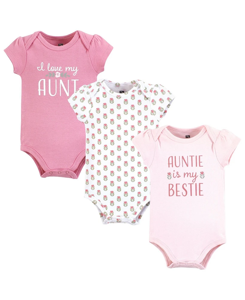 Hudson Baby Baby Girls Cotton Bodysuits